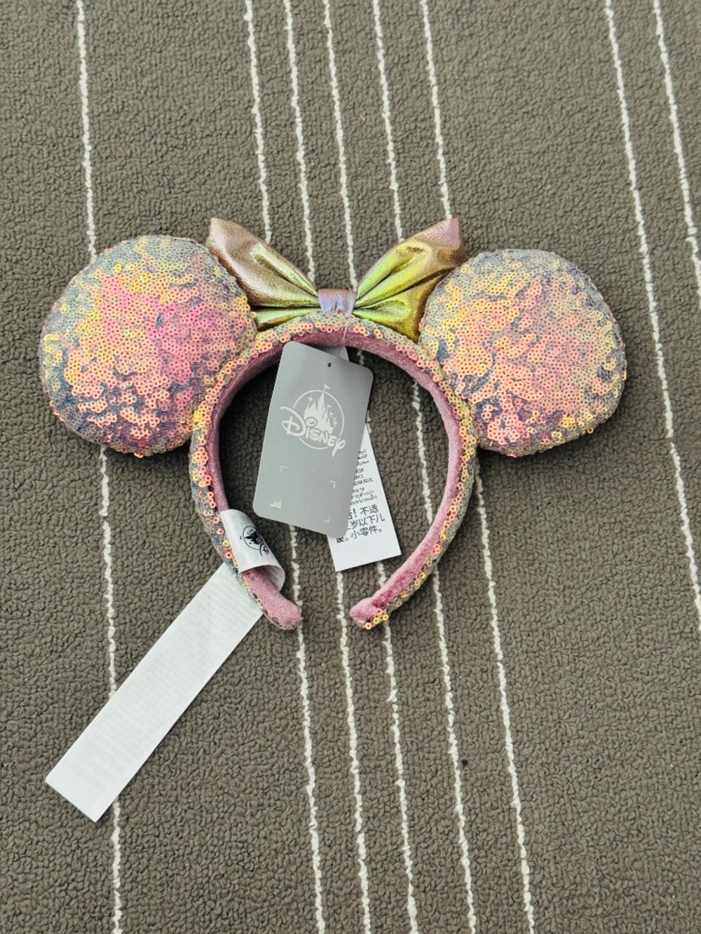 Walt Disney World 50th Anniversary - EARidescent Minnie Ears, Sequins, Brand New - Picture 3 of 3